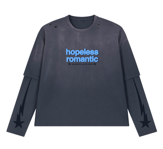 Hopeless Romantic Layered Long Sleeve Tee